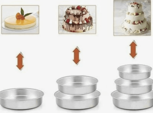 Round Cake Mould Baking Aluminium Tray - Image 2